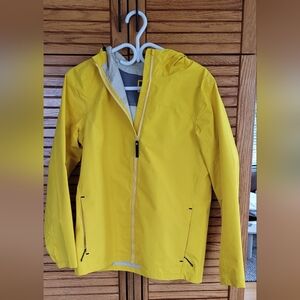 Lole Yellow Hooded Rain Jacket